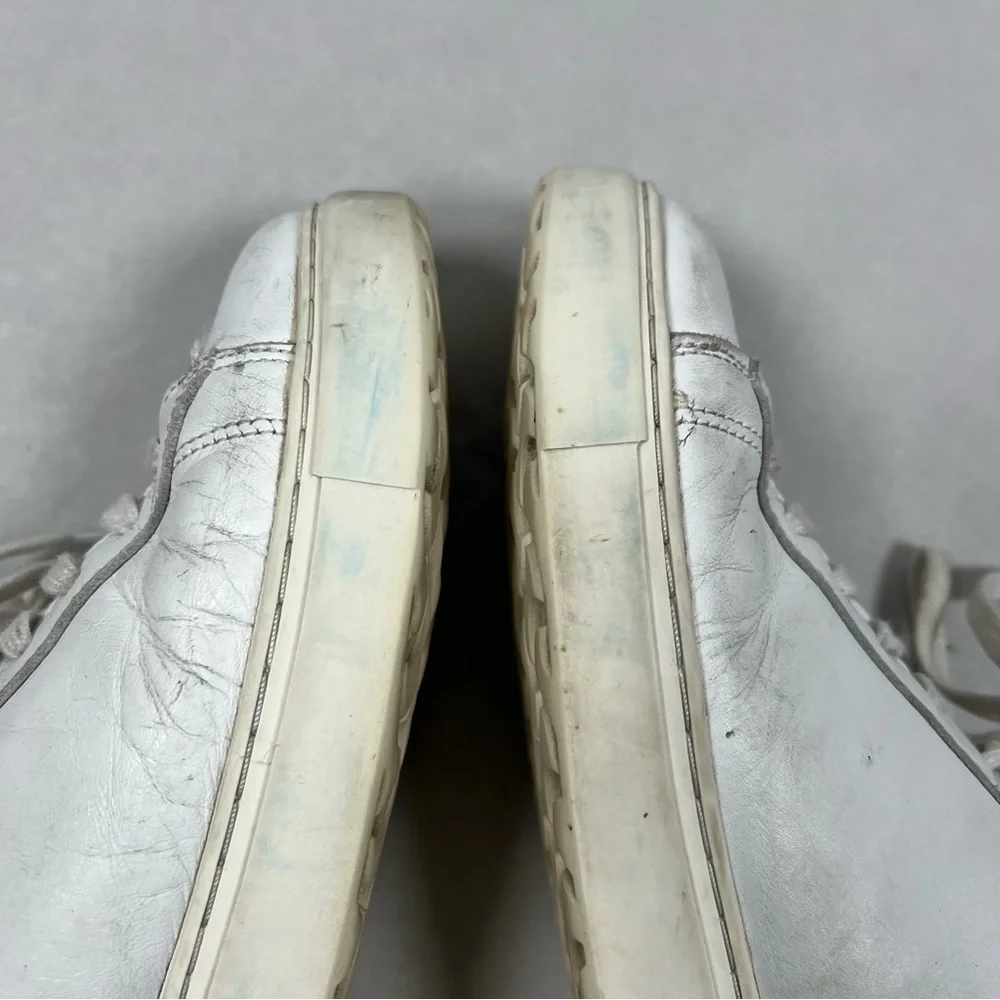 Birkenstock Sneakers Bend Low Women’s Size 10 White Leather Comfortable Shoes - Picture 12 of 12